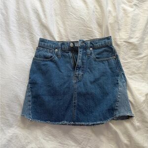 Madewell Denim skirt